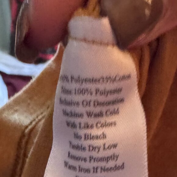 Johnny Was Mustard color embroidered tee shirt - Picture 6 of 6